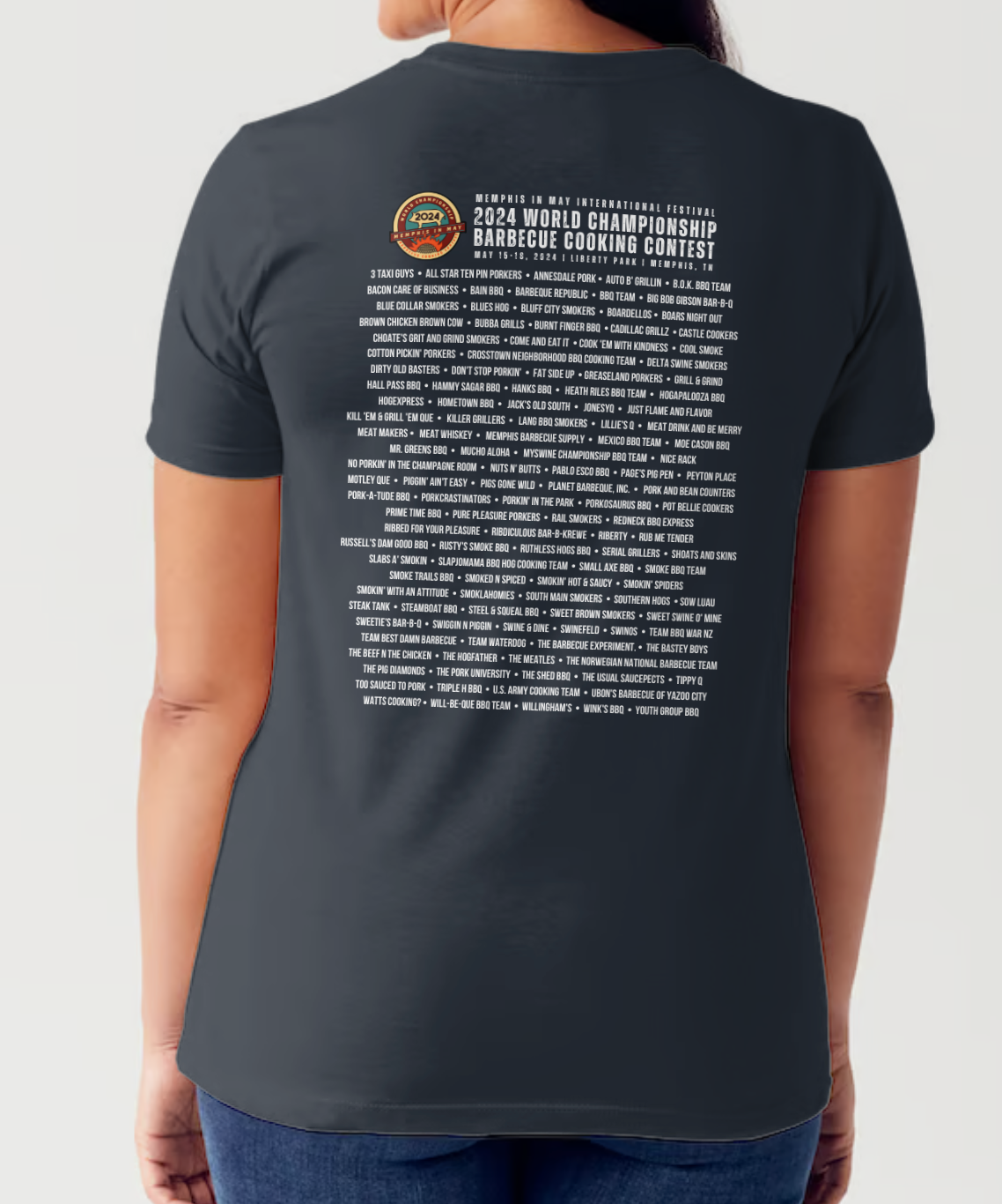 WCBCC24 Navy Short Sleeve Shirt | Little Piggy Logo