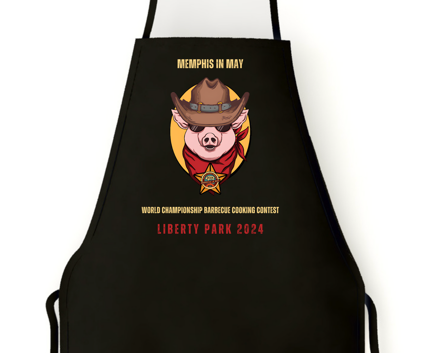 WCBCC24 Black Full Length Apron