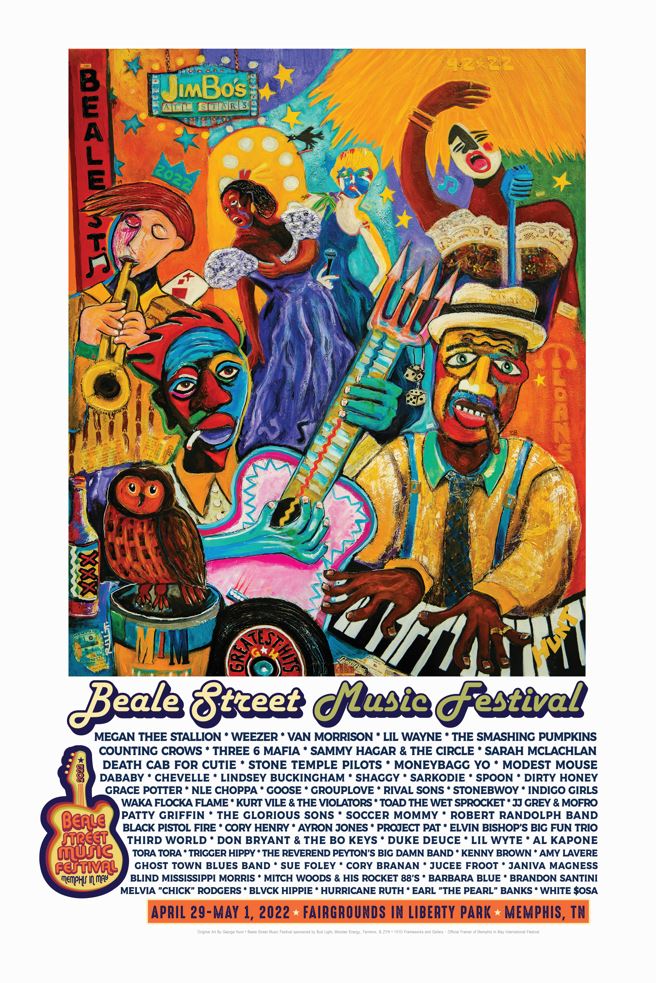 2022 Beale Street Music Festival Poster