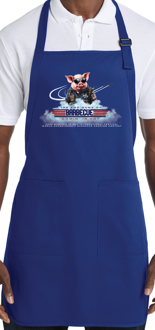 WCBCC25 Full Length Apron | Royal Blue