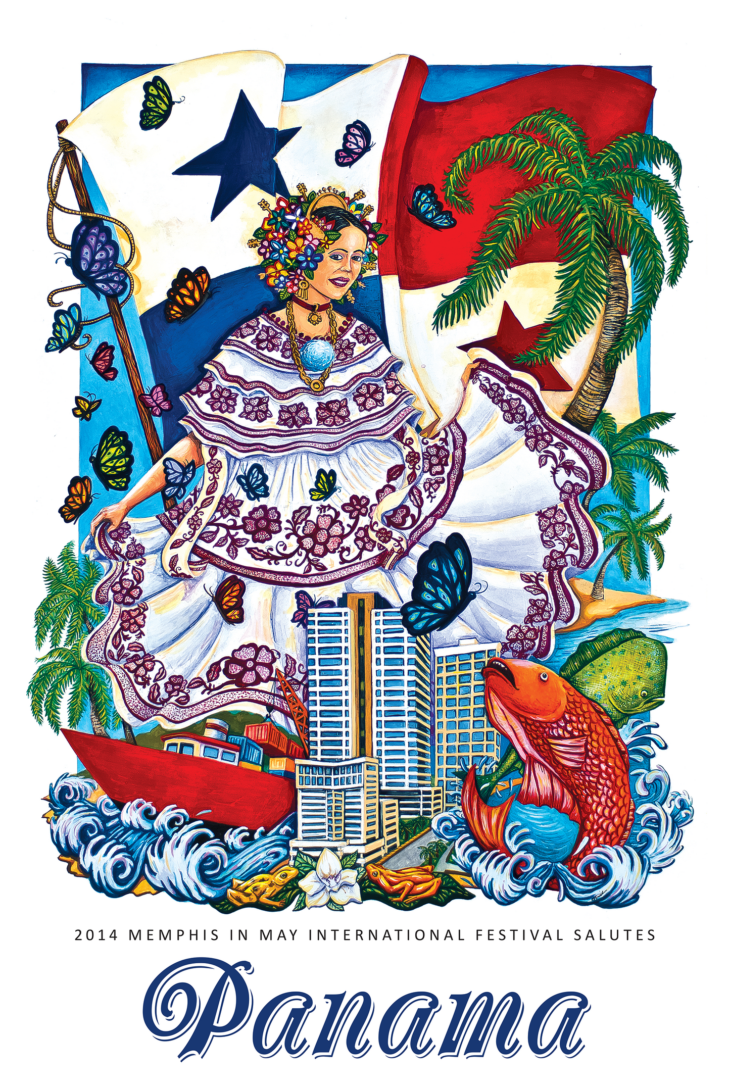 2014 Panama Poster by Bobby Spillman